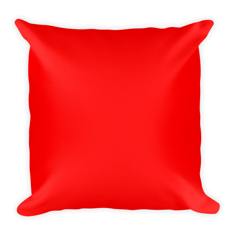 Red Square Pillow