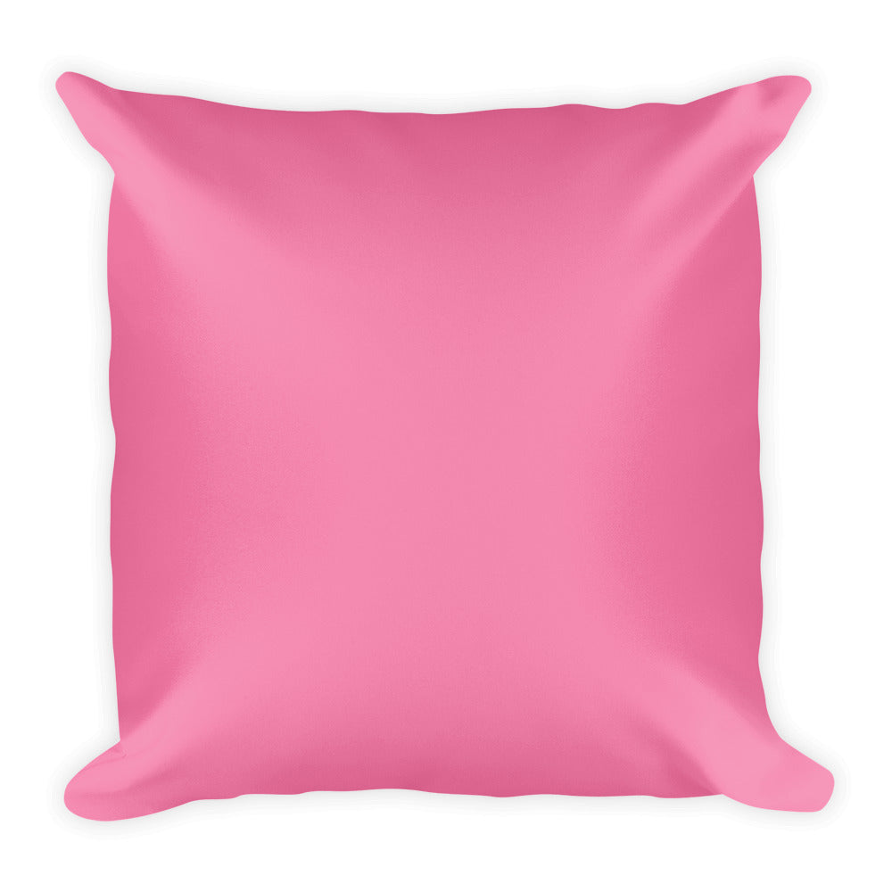 Pink Square Pillow
