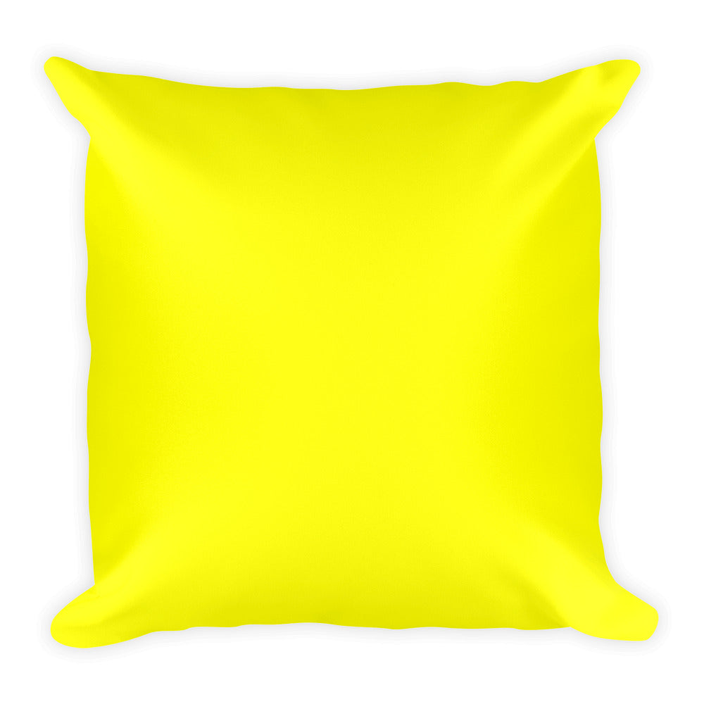 Yellow Square Pillow