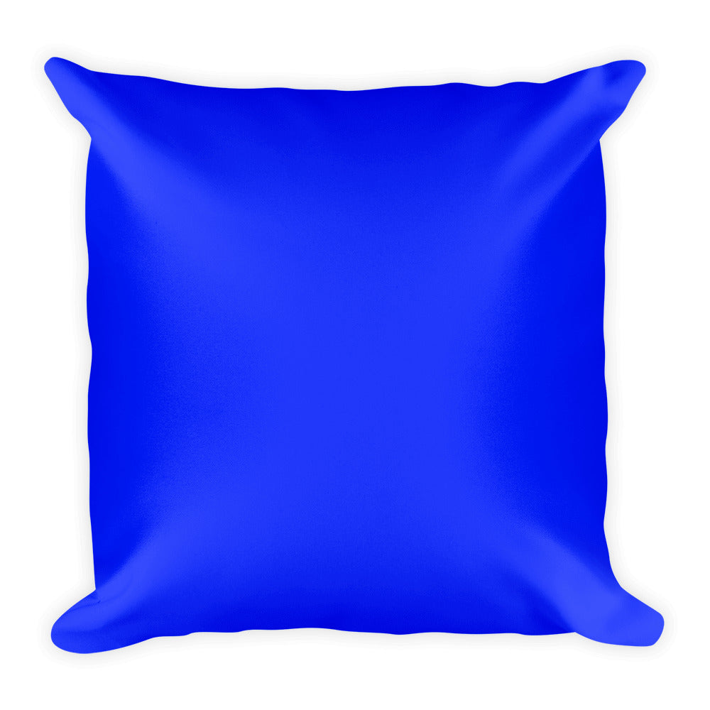 Blue Square Pillow