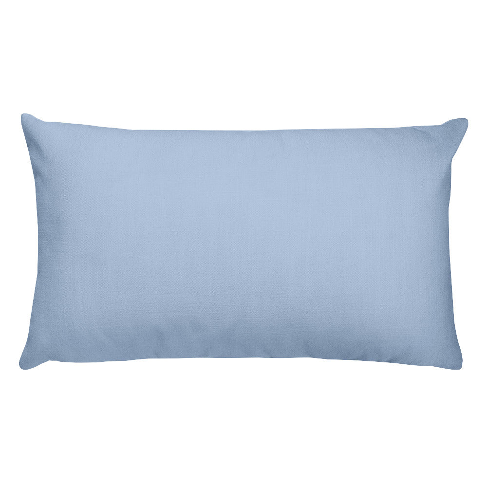 Mountain Blue Rectangular Pillow