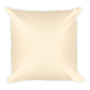 Papaya Whip Square Pillow