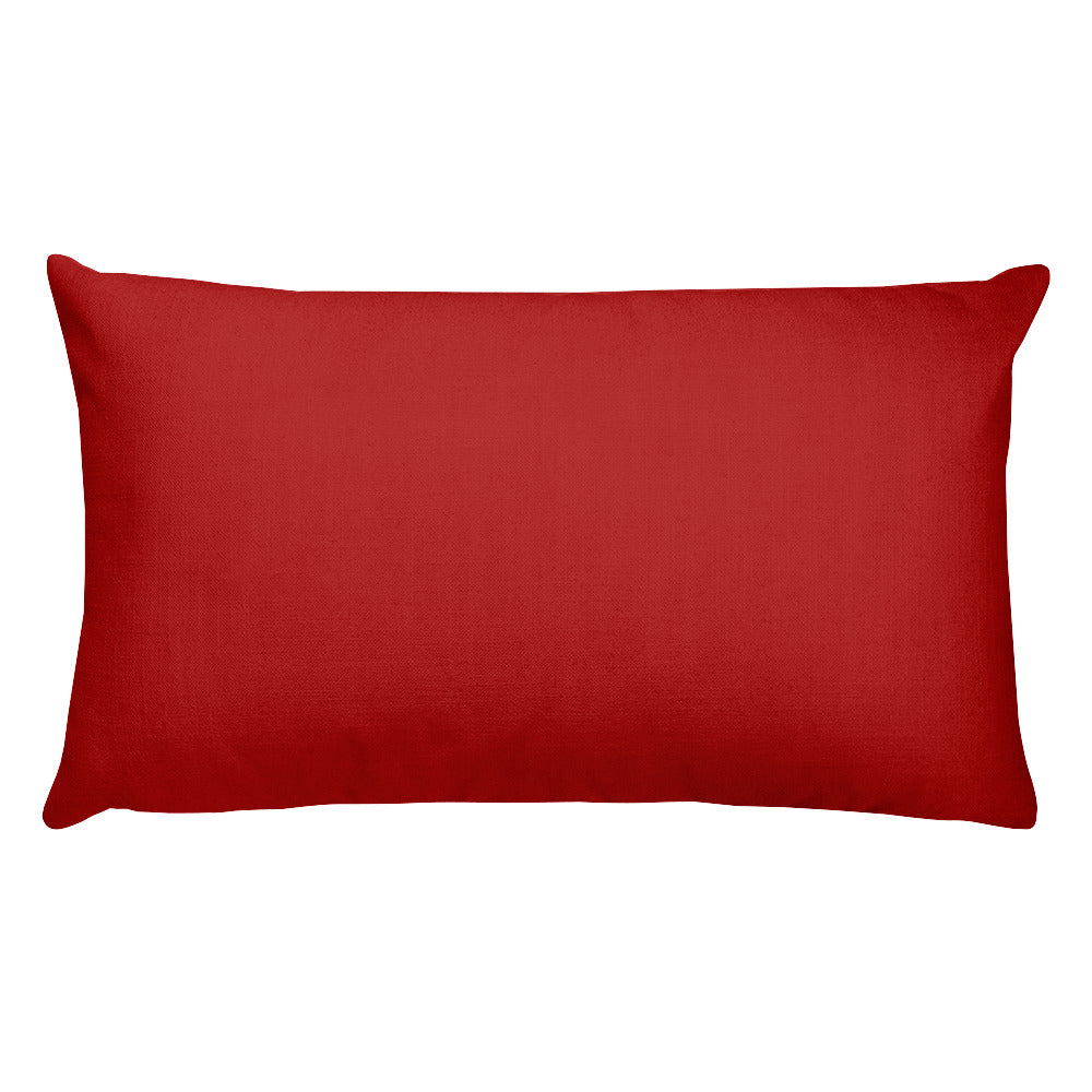 Fire Brick Rectangular Pillow