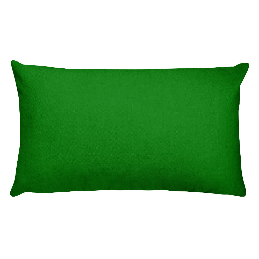 Forest Green Rectangular Pillow
