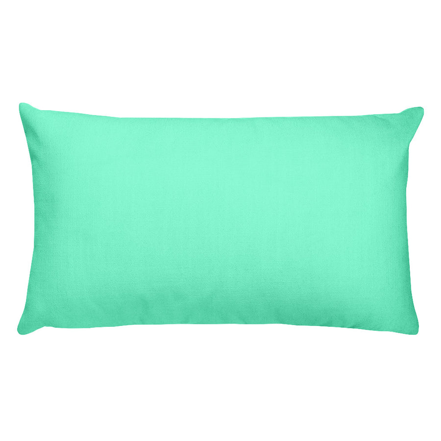 Aquamarine Rectangular Pillow