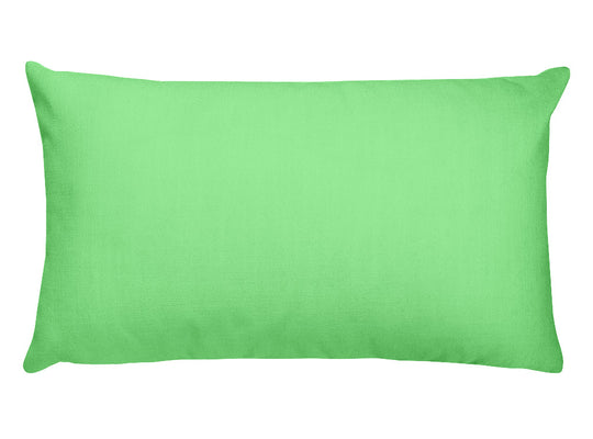 Light Green Rectangular Pillow