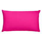 Deep Pink Rectangular Pillow