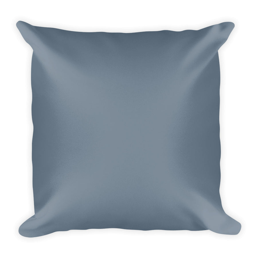Slate Grey Square Pillow