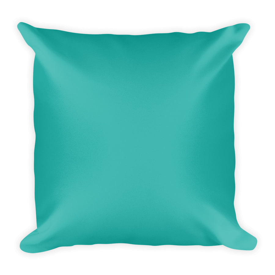 Light Sea Green Square Pillow