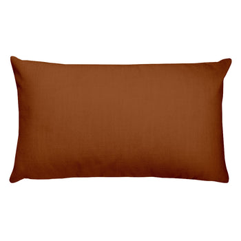Saddle Brown Rectangular Pillow