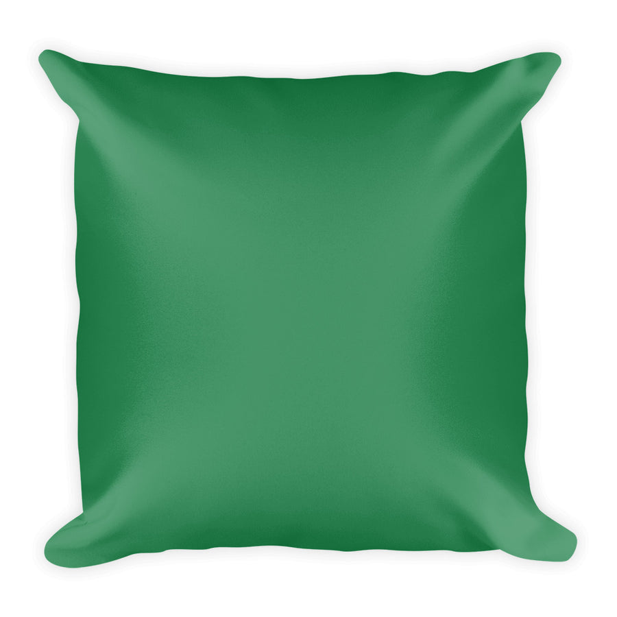 Sea Green Square Pillow