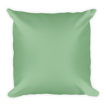 Pale Sea Green Square Pillow