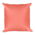 Salmon Square Pillow