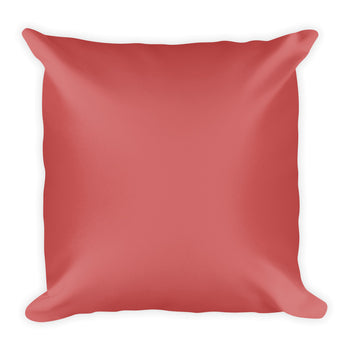Indian Red Square Pillow