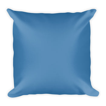 Steel Blue Square Pillow