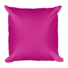 Medium Violet Red Square Pillow