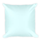 Light Cyan Square Pillow