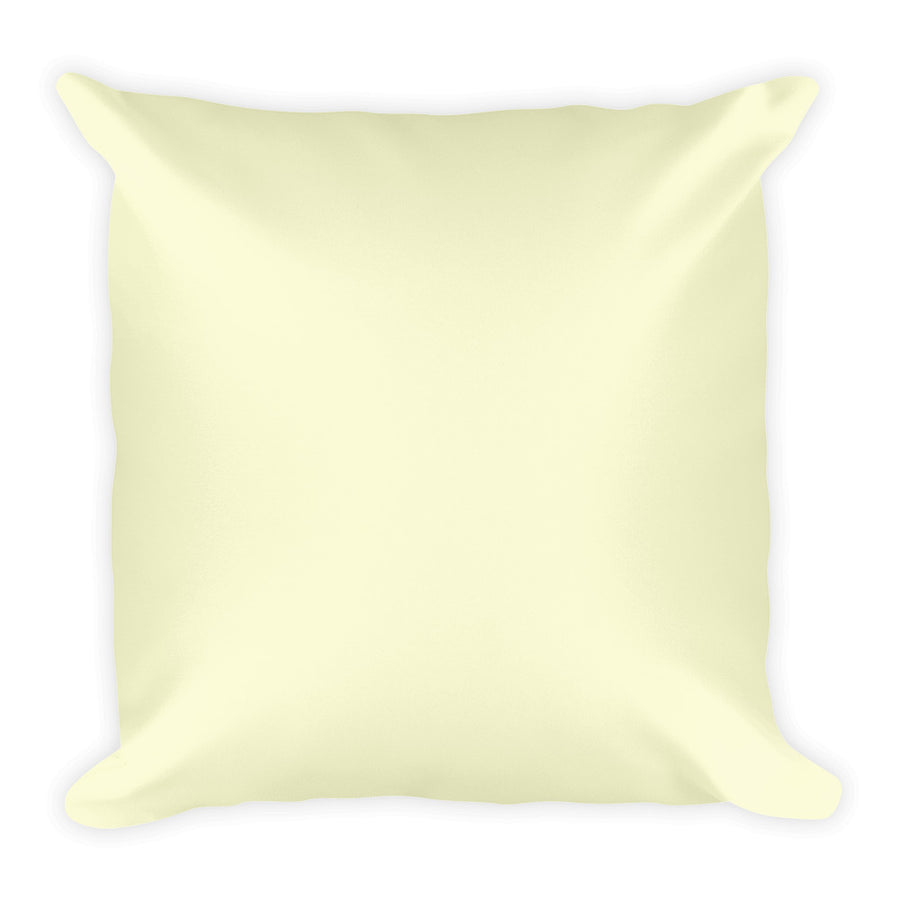 Yellow Golden Rod Square Pillow