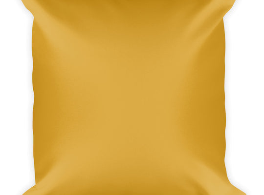 Golden Rod Brown Square Pillow