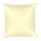 Lemon Chiffon Square Pillow