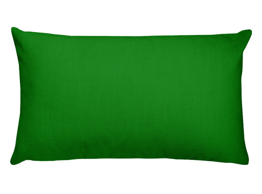 Forest Green Rectangular Pillow
