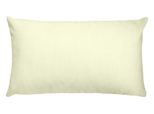 Light Yellow Rectangular Pillow