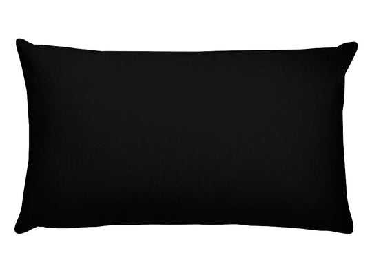 Black Rectangular Pillow