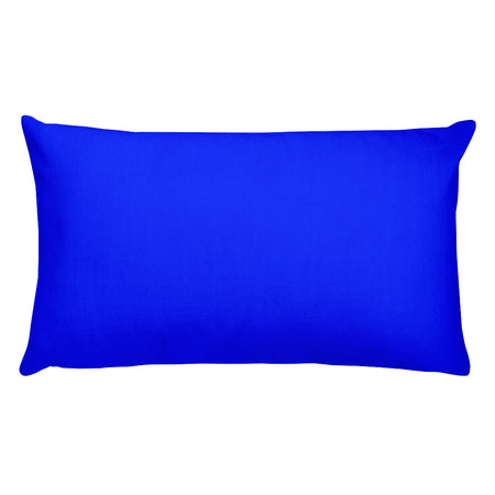 Blue Rectangular Pillow