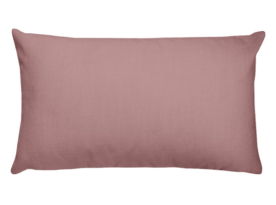 Rosy Brown Rectangular Pillow