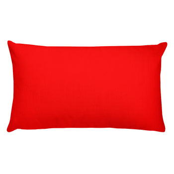 Red Rectangular Pillow
