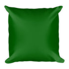 Dark Green Square Pillow