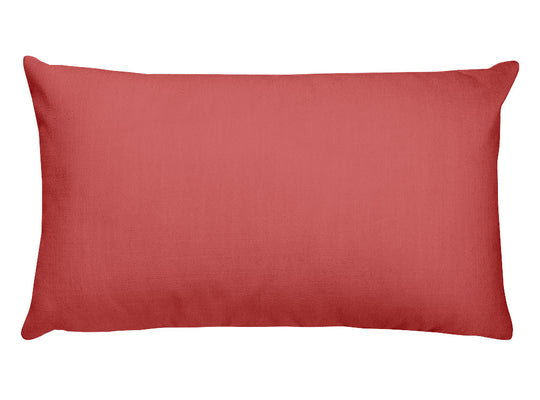 Indian Red Rectangular Pillow