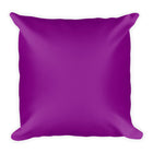 Dark Magenta Square Pillow