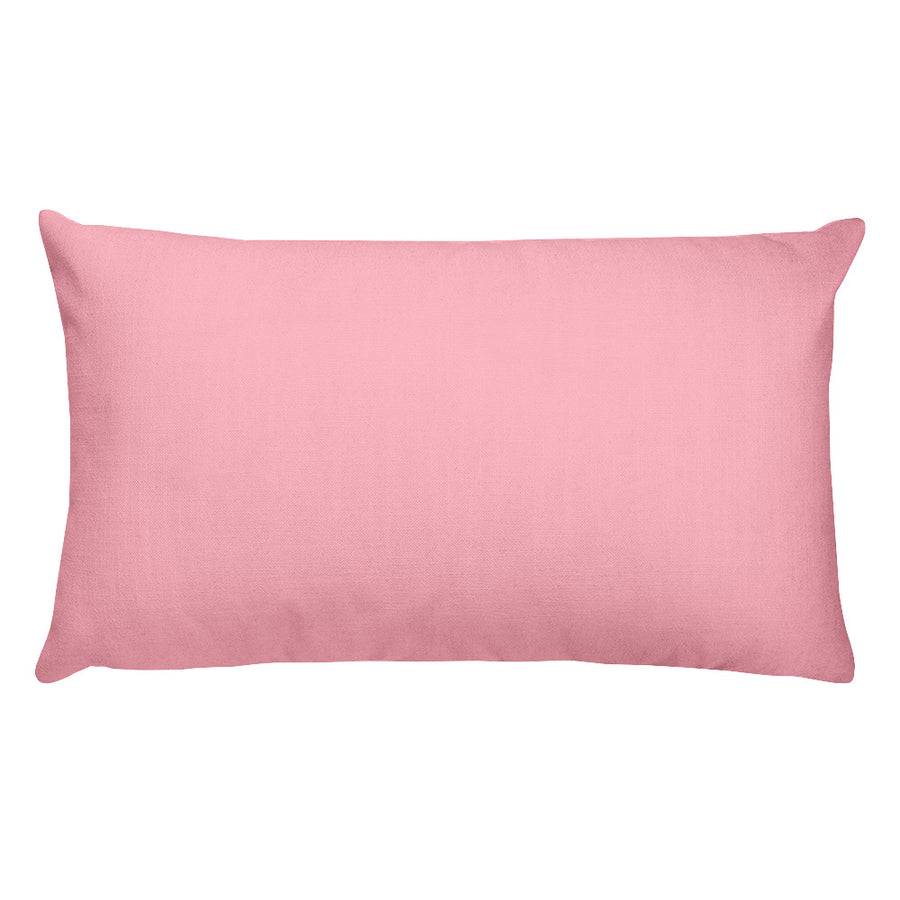 Light Pink Rectangular Pillow