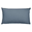 Slate Grey Rectangular Pillow