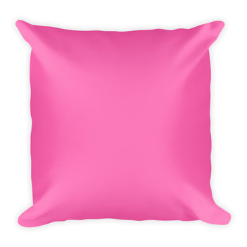 Hot Pink Square Pillow
