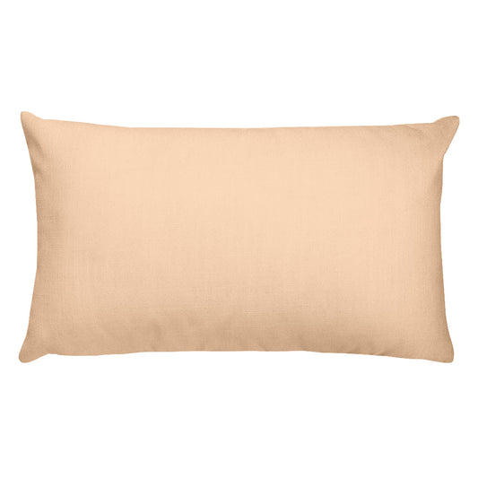 Peach Puff Rectangular Pillow