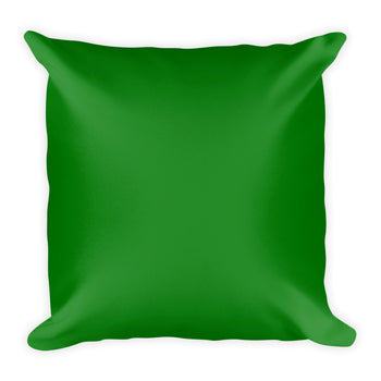 Forest Green Square Pillow