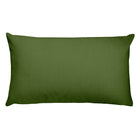 Dark Olive Green Rectangular Pillow