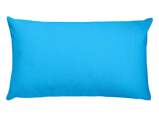 Sky Blue Rectangular Pillow