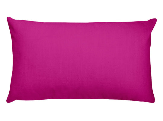 Medium Violet Red Rectangular Pillow