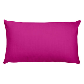 Medium Violet Red Rectangular Pillow