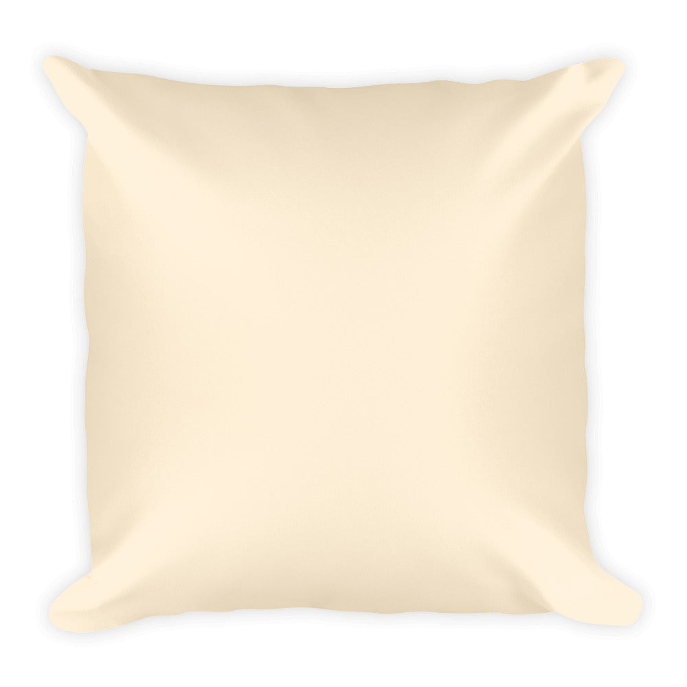 Papaya Whip Square Pillow