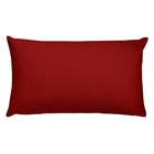 Dark Red Rectangular Pillow