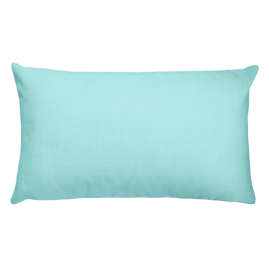 Pale Turquoise Rectangular Pillow