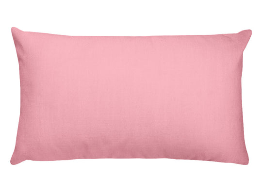 Light Pink Rectangular Pillow