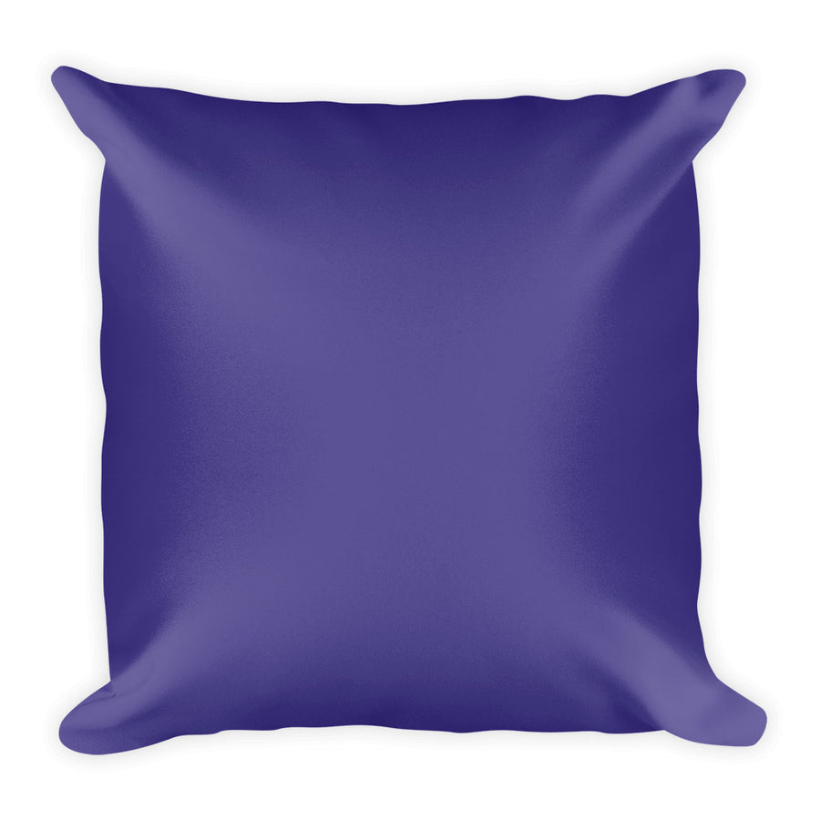 Late Purple Square Pillow