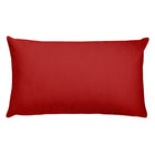 Fire Brick Rectangular Pillow