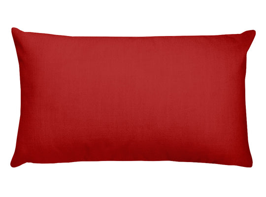 Fire Brick Rectangular Pillow