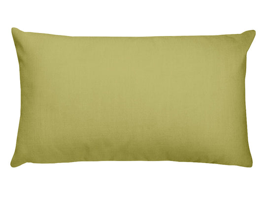 Dark Khaki Rectangular Pillow